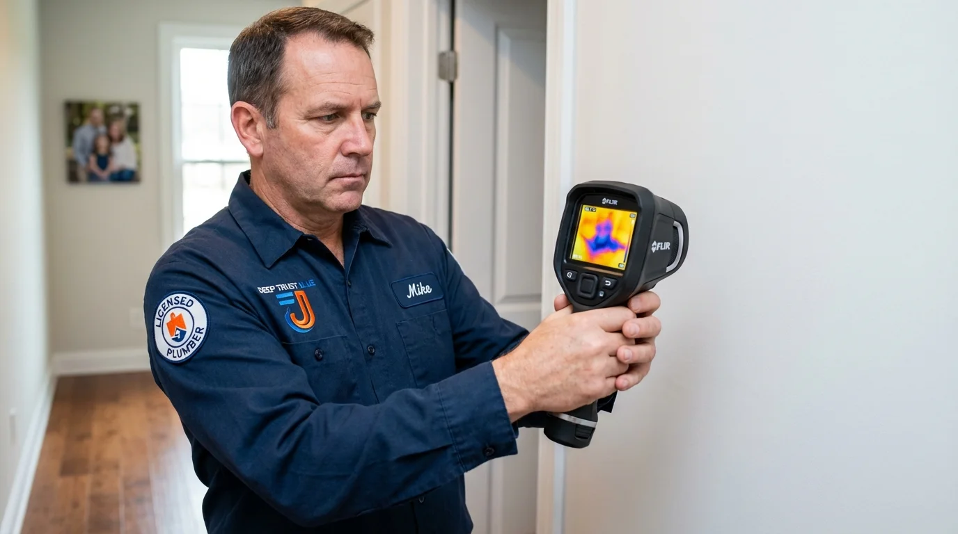 Thermal imaging leak detection by Johns Plumbing LLC in Colusa
